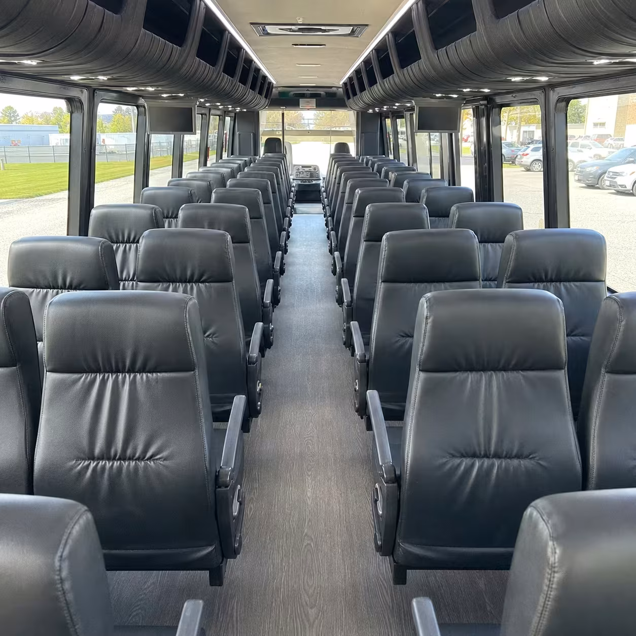 25 passenger minibus inside