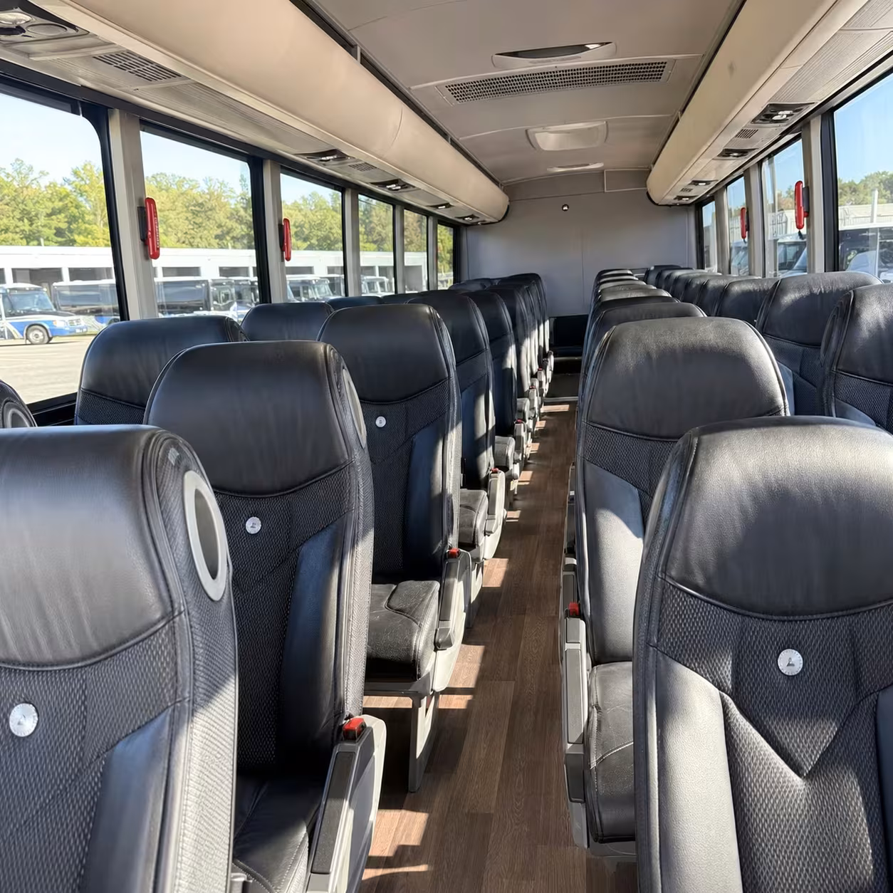 hartford charter bus interior