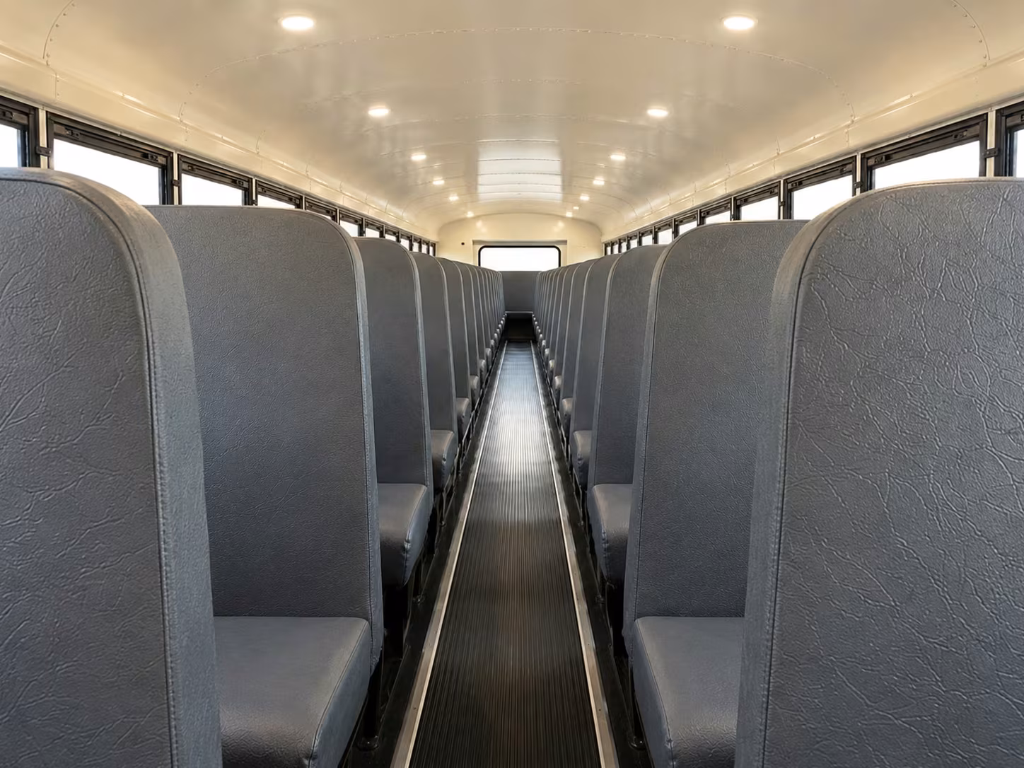 school bus inside