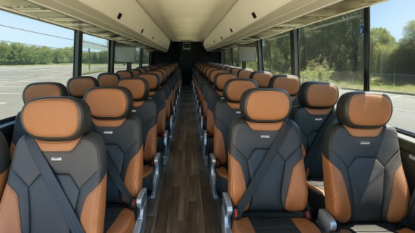 56 passenger charter bus interior hartford