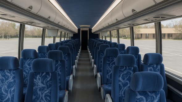 hartford 50 passenger charter bus inside