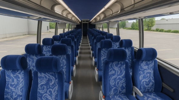 hartford 55 passenger charter bus inside