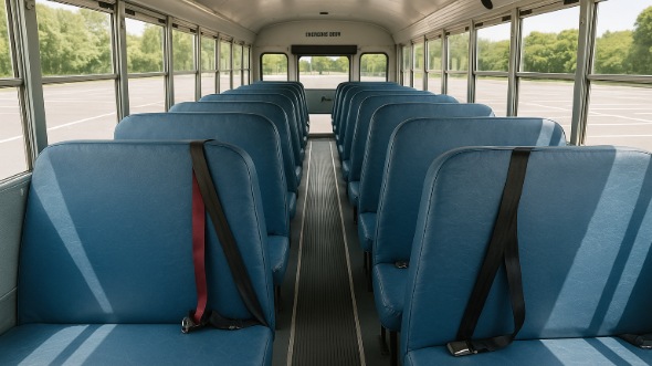 school bus rental interior hartford